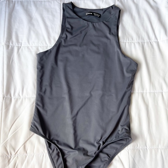 SHEIN Sleeveless Tank Bodysuit - Picture 2 of 4
